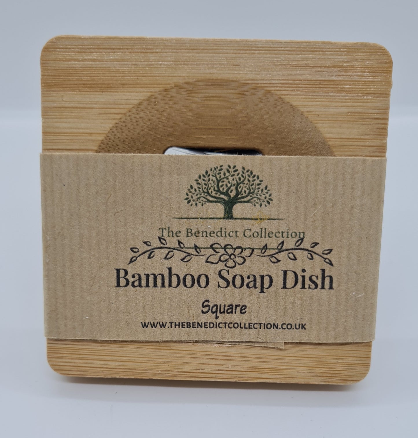 Bamboo Soap Dish Round