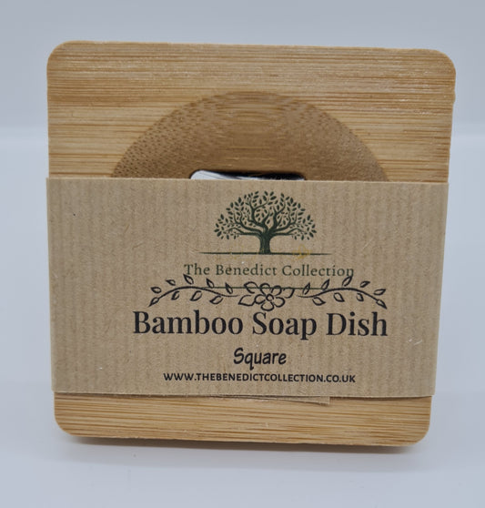 Bamboo Soap Dish Round