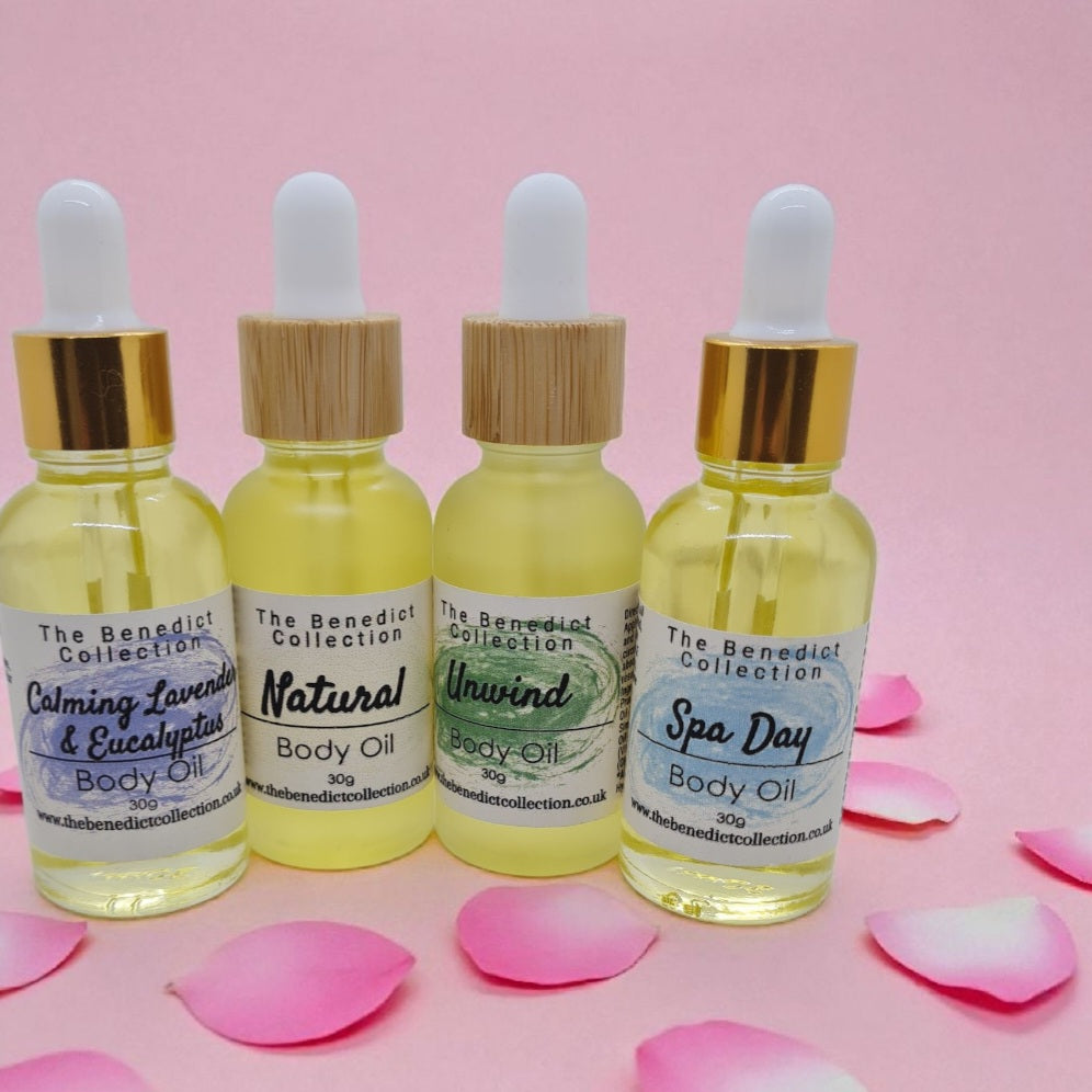 Calming Lavender & Eucalyptus Body Oil - Spa Range