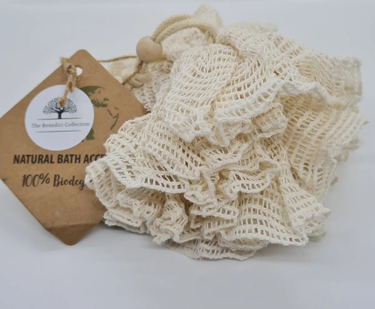Ramie Natural Scrunchie - Large