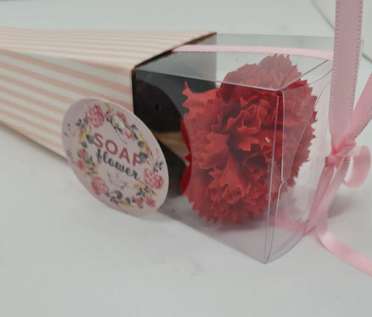 Soap Flower - Small Carnation - Red