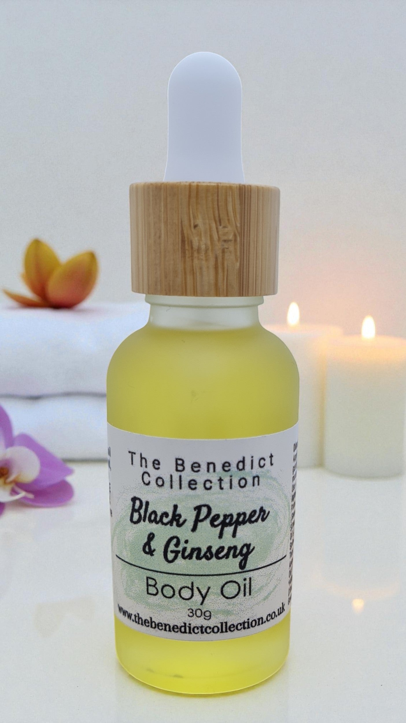 Black Pepper & Ginseng - Body Oil