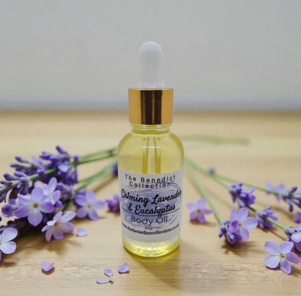 Calming Lavender & Eucalyptus Body Oil - Spa Range