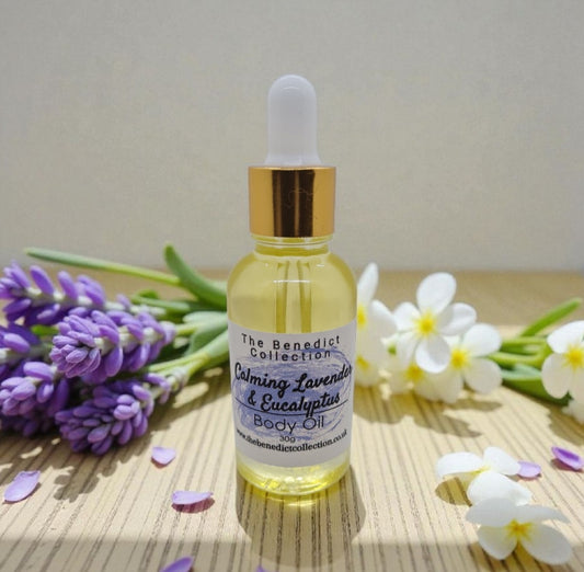 Calming Lavender & Eucalyptus Body Oil - Spa Range