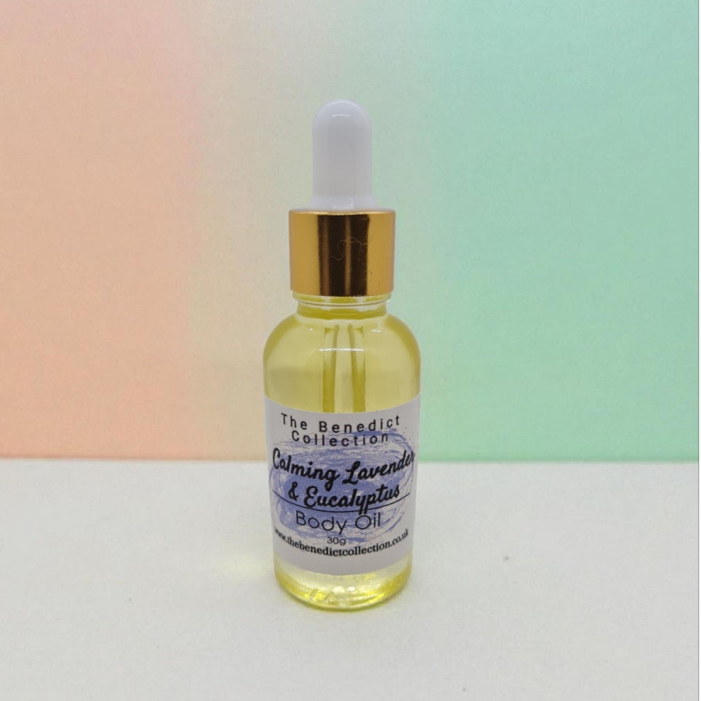 Calming Lavender & Eucalyptus Body Oil - Spa Range