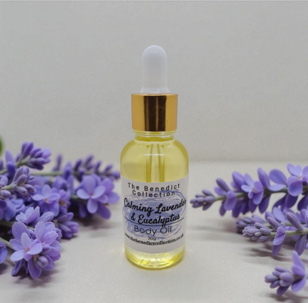 Calming Lavender & Eucalyptus Body Oil - Spa Range