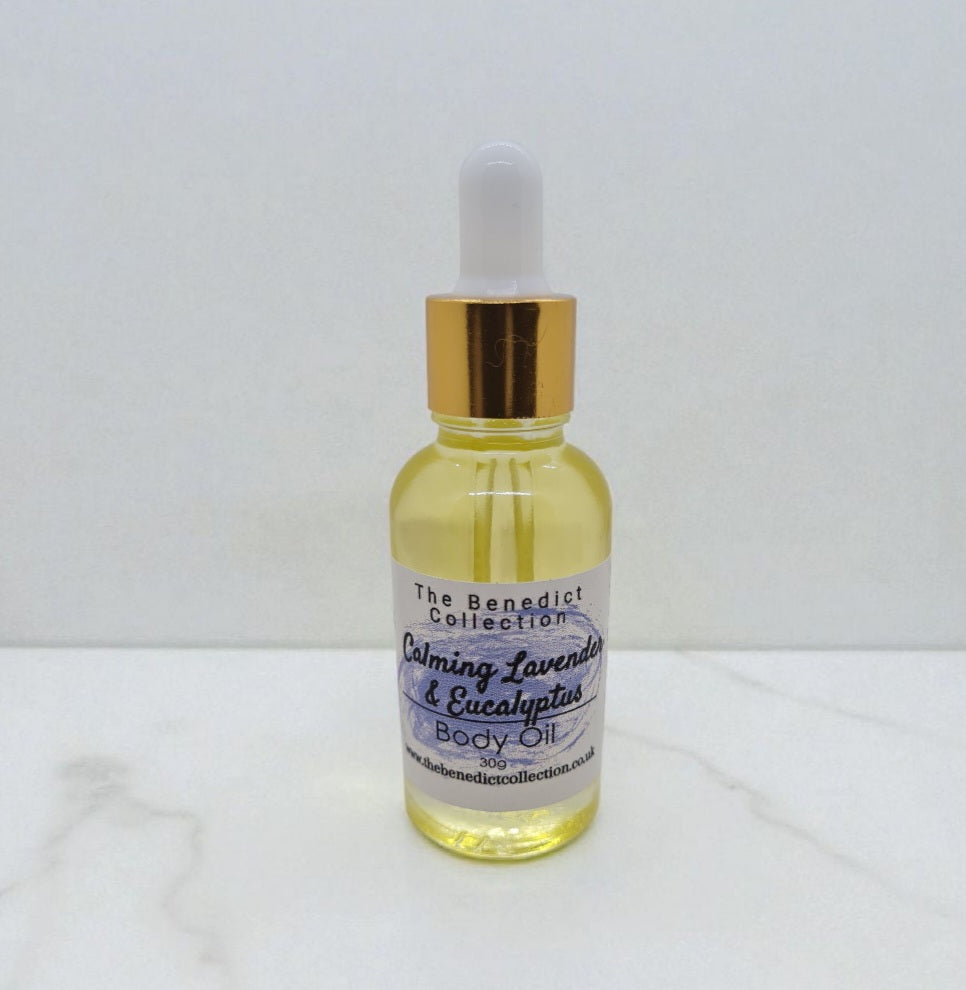 Calming Lavender & Eucalyptus Body Oil - Spa Range