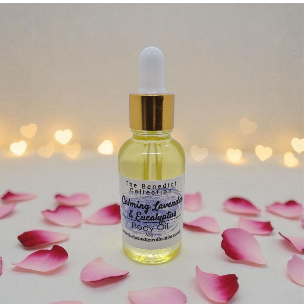 Calming Lavender & Eucalyptus Body Oil - Spa Range