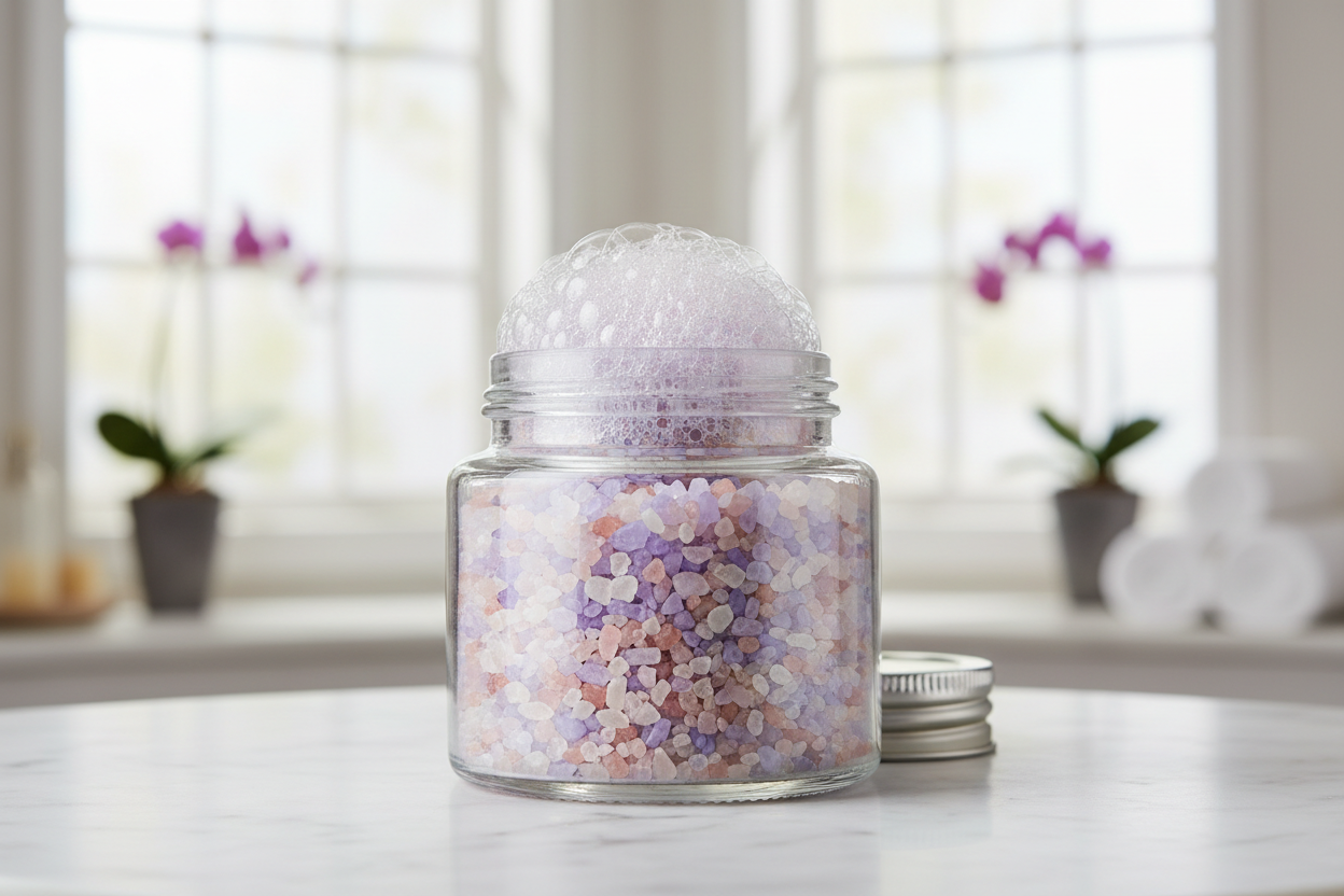 foaming bath salts